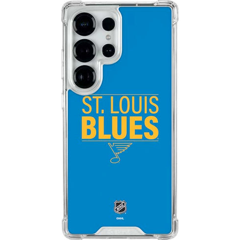 NHL St. Louis Blues Lineup Galaxy S25 Ultra Clear Case